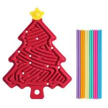 Tablero de actividad sensorial de árbol de Navidad creativo, juguete sensorial para adolescentes, juguete de tablero sensorial para aliviar el estrés para adolescentes, juguete educativo multicolor, regalo de Navidad y Año Nuevo, ayuda a desarrollar habilidades motoras finas