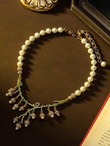 قلادة جميلة على شكل زهرة عباد الشمس مع شرابة، تصميم فريد وأنيق، مجوهرات فاخرة وعصرية، مناسبة للهدايا والاستخدام اليومي والحفلات والمناسبات الرسمية - متعدد الألوان - مشاهدة 3