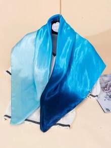 1pc Ombre Fashionable Lightweight Gradient Satin Bandana For Music Festival Bandana,Hair Band,Head Band Ideal For Dressing Up Your Look - 多色 2 - 查看 2