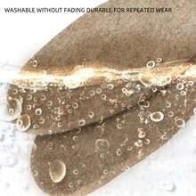 1 Pair Of Thickened Wool Felt Insoles For Warmth, Shock Absorption And Pressure Relief. Multiple Sizes Available For Arbitrary Cutting