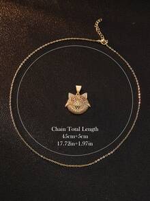 Colar Pingente de Hip Hop Corrente de Hip Hop Colar com Pingente Banhado a Ouro 14K, Fantasia de Hip Hop, Para Adolescentes