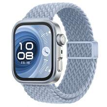 Correa de reloj magnética de nailon trenzado de un solo bucle compatible con Huawei Watch Fit 4/4 Pro, correa de reloj de silicona compatible con Huawei Watch Fit 3, pulsera compatible con Huawei Watch Fit 3 - Fit3/4/4Pro - Ver 12