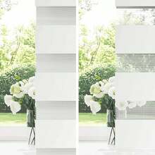 Tenda a rullo zebrata nera 75x100 cm Larghezza tessuto 70,9 cm Poliestere