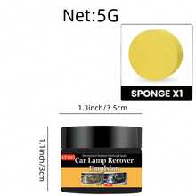 Car Headlight Repair And Polishing Kit, Headlight Scratch Remover, Repair Paste, Oxidation Remover, Headlight Polishing Wax