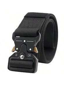 1pc 2025 New Outdoor Military Tactical Waist Belt Set, Multi-Functional Quick Release Nylon Waist Belt, Handmade With Slight Deviation, Minimalist & Elegant, Suitable For Christmas