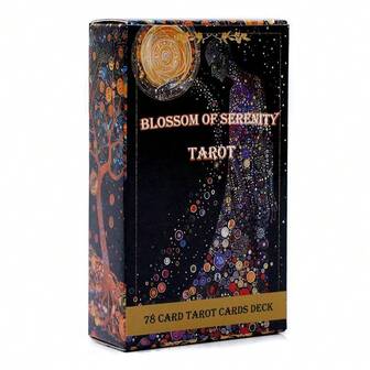 Blossom Of Serenity Tarot Deck Tarot Card Deck 78 Card Tarot Cards Custom Tarot Deck