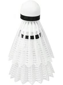 Pelotas De Badminton Pack De 6 Piezas Para Entrenamiento Deportes Al Aire Libre Blanco - 1 - Ver 1