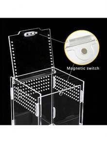 Acrylic Breeding Box Spider Breeding Box Reptile Breeding Box, Assembled Reptile Breeding Box, Breeding Box, Reptile Breeding Tank - Multicolor - View 8
