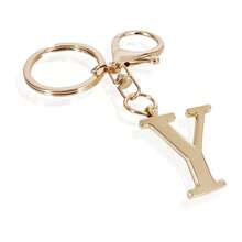1 Stück hochwertiger und eleganter Schlüsselanhänger mit Goldbuchstaben, dreidimensionaler Anhänger mit Buchstaben A-Z, stilvoller Schlüsselanhänger aus Legierung, Charm für Tasche, Rucksack, Autoschlüssel, perfektes Accessoire für den täglichen Gebrauch von Frauen, tolles Geschenk für Paare, klassischer und einfacher Schlüsselanhänger, Dekoration, Taschenzubehör, geeignet als Geschenk für Freunde, Familie, Paare, Freundinnen, wichtige Geschenke, Urlaubssouvenirs