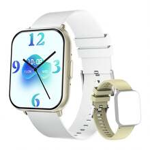 新款智能手表，兼容iOS/安卓系统，1ATM防水，支持计步器、无线通话、通知提醒、100多种运动模式、AI语音助手、分屏显示、计算器，时尚设计，可自定义表盘，男女皆宜，是情人节的绝佳礼物 - 彩色 - 查看 11