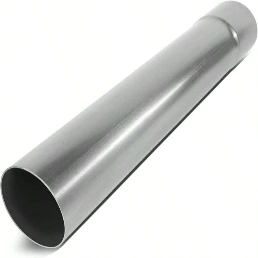 DNA MOTORING ZTL-PP-30-0-RAW 18 Inch Straight Tube DIY Exhaust Tubing,3" OD,Universal Fit,Mild Steel - MàuA - Xem 1