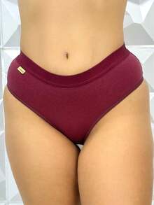 Kit 5 Premium Cotton Panties High Waist Comfortable Everyday Cheap Lingerie - Nhiều màu - Xem 5