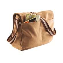Quadra Vintage Canvas Despatch Bag 14 Litres (Sahara) - 米色 - 查看 2