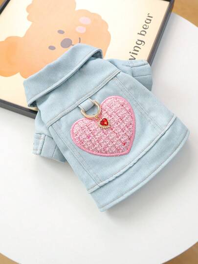 PETCIRCLE 1件宠物衣服，狗狗/猫咪套装，时尚可爱舒适的小型犬和幼犬服装