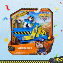 Spin Master Paw Patrol 5 Baufahrzeug-Stile - wähle Rubble Bulldozer, Rocky Betonmischer, Zuma Bagger & mehr, lizenzierte Rollenspielzeuge, Geschenk für Kinder ab 3 Jahren