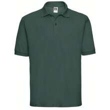 Jerzees Colours Russell Mens Classic Short Sleeve Polycotton Polo Shirt (Bottle Green) - Green - View 1