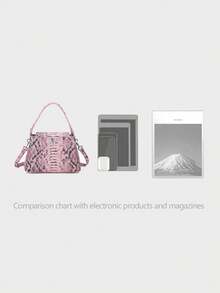 Bolso de mujer de moda elegante con degradado de color, bolso de mano en forma de V mediano, bolso cruzado de lujo y estilo tranquilo, adecuado para fiestas, cenas, exteriores y uso diario