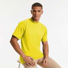 Jerzees Colours Mens Classic Short Sleeve TShirt (Yellow) - Yellow - View 3
