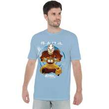 Mens Power Of Air TShirt (Light Blue) - Blue - View 1