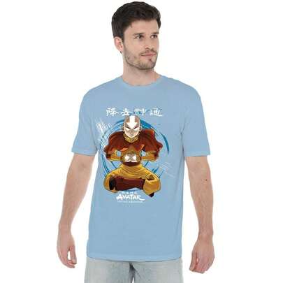 AVATAR Mens Power Of Air TShirt (Light Blue)