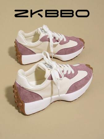 Women's Casual Sports Shoes, Lightweight Non-Slip Fitness Walking Sneakers, Suitable For All Seasons