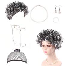 Fashion Grandma Wig Cosplay Set-Suitable For Masquerade Balls And Masquerade Parties-Very Suitable For Cosplay And Celebrations, Wig Accessories Are Suitable For Cosplay, Halloween Theme Parties-Anime Hairstyles, Halloween Costumes, Durable Materials, A Must For Cosplay Lovers - Multicolor - View 13