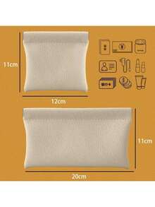 1-2pcs Multi-Function Leather Long Wallet - Self-Closing Design For Passport/ID/Cable Storage, All-In-One Travel Organizer With Cash & Makeup Bag, Minimalist Wallet Purse For Women's Daily Use & Airport Security"Gift For Travelers, Birthday Gift For Her