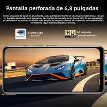W&O Telefoni sbloccati - Telefono Android Dual SIM 5G da 12+512 GB, display HD+ da 6,8 pollici, 6800 mAh, sblocco facciale, stilo, auricolari, cavo di ricarica Type-C, custodia e pellicola protettiva per lo schermo - per appassionati di tecnologia e viaggiatori - Regalo perfetto per feste e compleanni, telefono aziendale, telefono da viaggio, smartphone moderno, struttura premium, display di alta qualità, ricarica rapida, telefono cellulare con schermo grande, telefono G sbloccato, smartphone G sbloccato, telefono G sbloccato Android, smartphone G sbloccato, mini smartphone