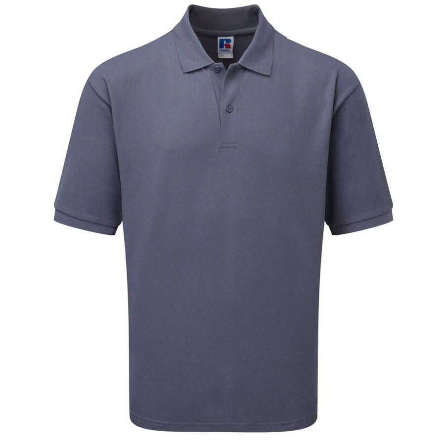 Jerzees Colours Russell Mens Classic Short Sleeve Polycotton Polo Shirt (Convoy Grey) - Coffee Brown - View 1
