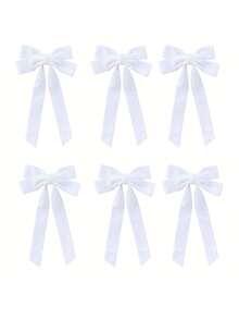 1/6/9 件豪华天鹅绒圣诞蝴蝶结 - 10 英寸手工丝带装饰蝴蝶结，适用于圣诞树、花环、礼品包装、节日庆典以及室内外节日装饰 [红色、酒红色、黑色、粉色、白色、米色]