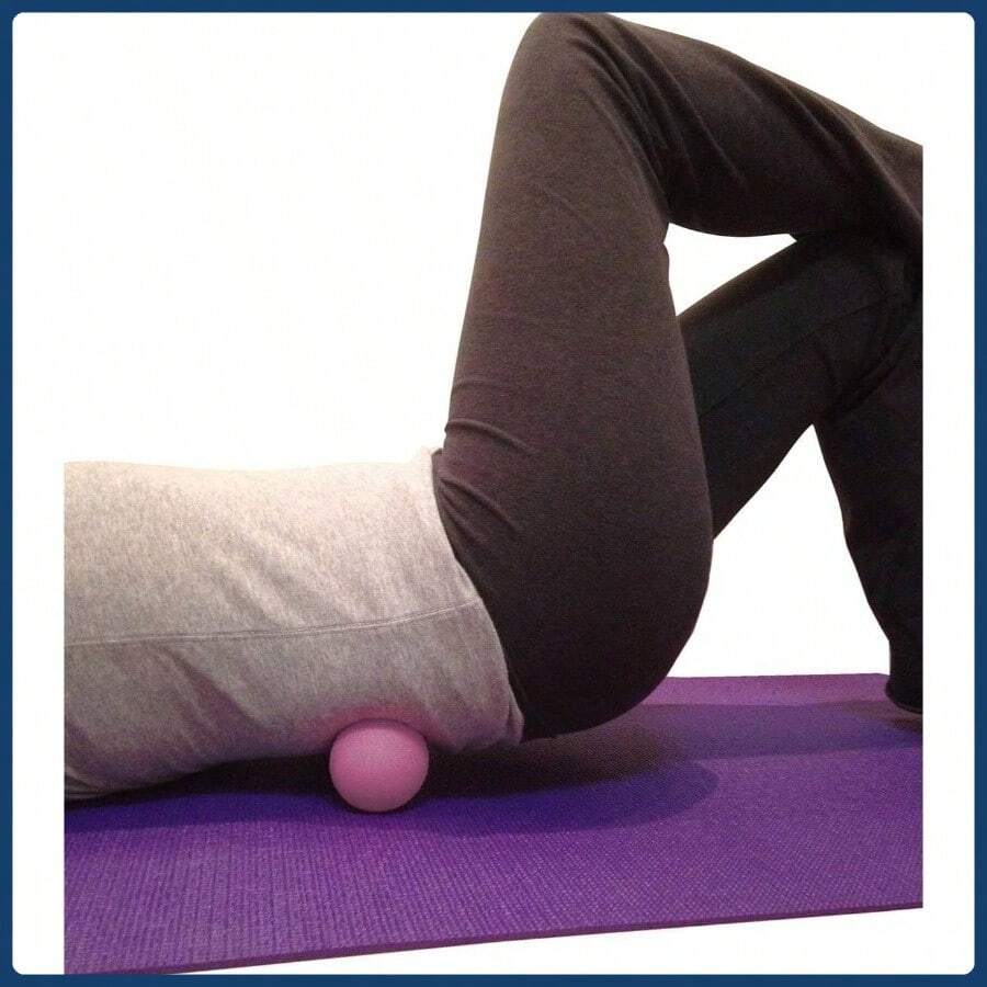 Massage Balls Myofascial Release, Point Therapy, Muscle Knots, And Yoga Therapy. Set Of 2 Firm Balls Pink And Purple