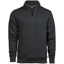 Tee Jays Mens Half Zip Jumper (Grey Melange) - Grey - View 1