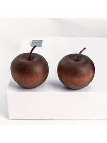 1/2pcs Elegant Apple Aroma Diffuser, Natural Saba Wood Apple Scent Diffuser, Suitable For Car And Home - Decorative Air Freshener, Fit For Vehicle And Indoor Space, Christmas Gift, Compact & Charming, Mini & Cute Home Decor Christmas Decorations Room Decor, Christmas Gifts