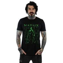 Mens Neo Neon TShirt (Black) - Coffee Brown - View 1