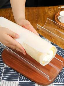 Molde para enrollar pasteles, molde en forma de U para enrollados suizos, molde DIY. Hecho de material acrílico inodoro y de alta calidad. Adecuado para enrollados suizos, enrollados crujientes, crepes, pasteles enrollados, rollos de reina, pinonos. Transparente y fácil de limpiar. Una herramienta ideal para hacer postres enrollados para hornear, cocinas, uso doméstico, proyectos DIY y aplicaciones hoteleras. - Multicolor - Ver 5