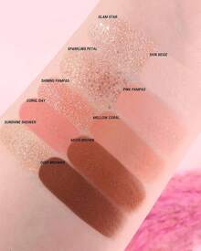 Rom&nd Better Than Palette 102g 01 Pampas Garden | Eye Makeup Palette, Matte And Shimmer Eye Shadow, Sparkling Glittery, Various 10 Shades, Long Lasting, High Pigmented, Blendable - 01 潘帕斯花園 - 查看 3
