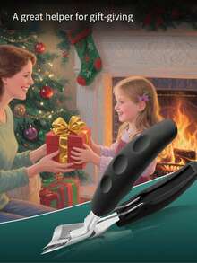 1pc Curved Tip Nail Clipper, Angled Nail Scissors, Suitable For Thick Nails Trimming, For Adults And Elderly, Precision Toenail Trimmer - Wide Mouth, Straight Blade Fit For Thick Nails, Odorless Foot Care Tool - Multicolor - View 4