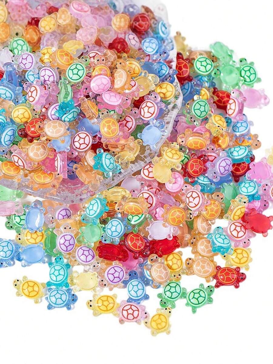 Set de 50 de mini lumini de noapte din rășină cu forme de broască țestoasă - Cadouri pentru petreceri, Pungi și decorațiuni pentru cadouri, Sezonul absolvirii, Decor dormitor, Decor pentru casă