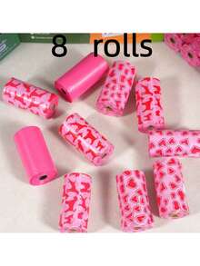 150 个狗屎袋 - 有香味和无香味可选，用于清理宠物粪便，耐用聚乙烯材质，拉链密封，适合家庭和旅行使用，狗粪便袋 - 彩色 - 查看 12