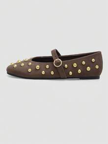ADAMUMU New Women's High-End Fashion Comfortable Loafers, Lightweight Suitable For Spring, Summer, Autumn And Winter, Fashionable And Comfortable - Mocha Brown - View 5