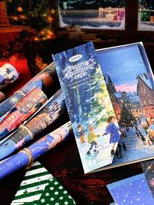 Hârtie Tori pentru scrapbooking, 20 buc/set, serie cu tematică de Crăciun, versatilă pentru jurnalizare, scrapbooking și scris