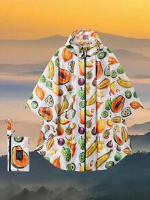 Portable Zipper Hooded Rain Poncho For Adults, Lightweight Rain Coat For Women With Pockets, Waterproof Multicolor Rain Jacket For Women And Men Outdoor Activities, Suitable For Rainy Days, Climbing, Camping, Hiking, Cycling, Fishing