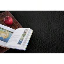 Yamel Hogar - Colcha Ligera Doble Vista - Union Por Sonido de Alta Frecuencia - Suavidad de en sueños - De Diseñador - Hipoalrgénica. Marino - Perla Matrimonial JD9S - Negro - Ver 3