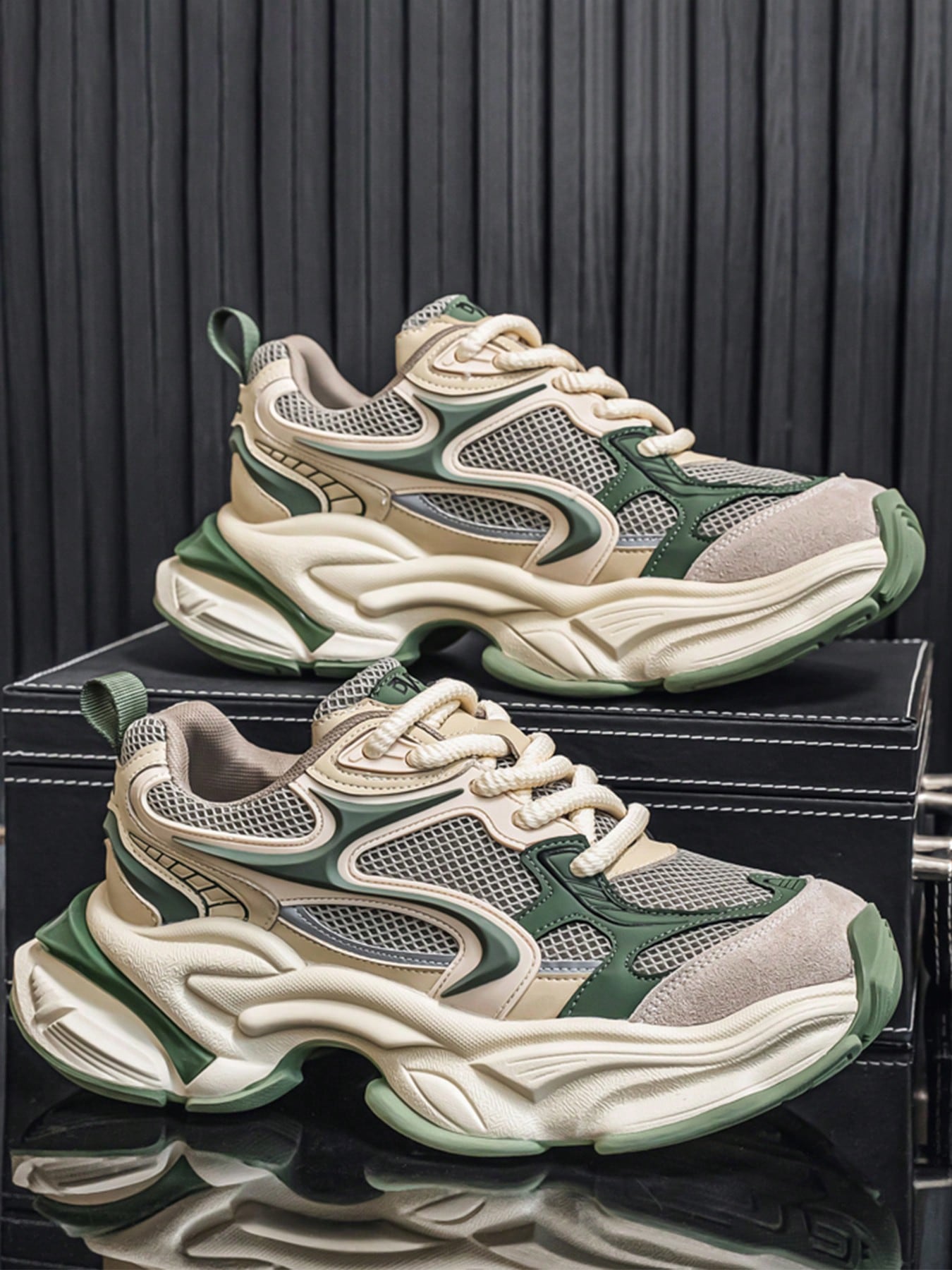 bingyuanjing أحذية رياضية شبكية للرجال، أحذية كاجو...