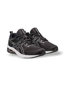 Asics Gel-Quantum 女款跑步鞋 运动透气吸汗轻便百搭弹性好纯色标志易洗日常跑步黑色 1202A384.001 - 黑色 - 查看 3