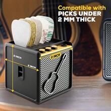 - Soporte para exhibicin de pas de guitarra, elegante organizador para entusiastas de la msica y msicos negro - inicial - Ver 9