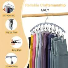 1/2pcs Multi-Function Clip Hanger And Space-Saving Organizer For Hats, Socks, Ties, Scarves, Belts; Clip Hanger Rack And Tight Clothes Storage Box For Closet, Wardrobe, Cabinet, Bathroom, Bedroom, Dorm; Durable, Versatile, Easy-Access Organizer To Maximize Small Spaces And Keep Accessories Neat And Accessible - Multicolor - View 2