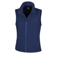 Result Womens/Ladies Softs Printable Gilet (Navy) - Navy Blue - View 1