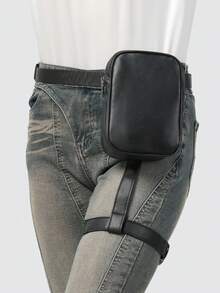 1 件女士休闲时尚腿包，多功能便捷骑行腿包，时尚个性化腿包 - 彩色 - 查看 9