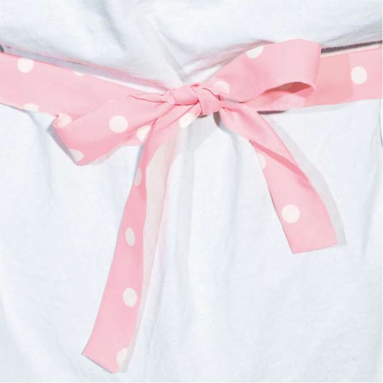 1件可调节可爱围裙，带口袋，适合烹饪、烘焙、家务，送给女性和女孩的礼物，粉色 - 粉色 - 查看 6